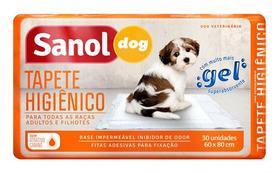 Tapete Higiênico Para Cães Cachorro Com Atrativo Canino 30un - SANOL