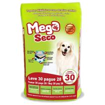 Tapete Higiênico Para Cães Cachorro Gato 65x60 Fralda Petshop Mega Seco Pets Ultra Absorvente 30 Uni