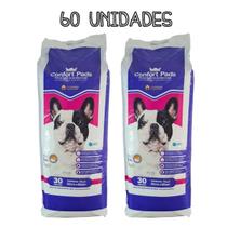 Tapete Higiênico para cães Confort 30un 80x60 kit com 2 pacotes