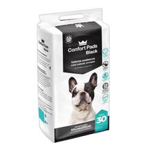Tapete Higiênico Para Cães Confort Pads Black com Carvão Ativado 80x60cm - Embalagem com 30 Unidades - CONFORT PET