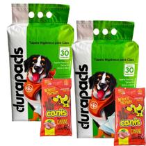 Tapete Higiênico para cães DuraPads 30un kit com 2 pacotes