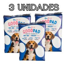Tapete Higiênico para cães Good Pads 80x60 30un kit com 3 pacotes - GOOD PET