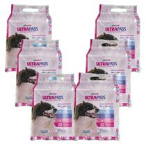 Tapete Higiênico para cães Mamãe Bebe 80x60 30un 6 pacotes