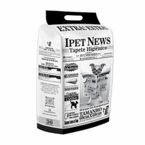 Tapete Higiênico para Cães Pet News Jornal Ipet 60cmx60cm 30 unidades Tapete Higiênico para Cães Pet News Jornal Ipet 60cmx60cm 30 unidades