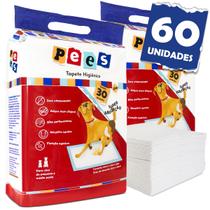Tapete Higiênico para Cães Premium 60 Unidades 60x50 cm Alta Absorção - Lelu
