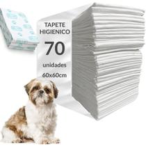 Tapete Higiênico para Cães Premium 70 Unidades 60x60 cm Allta Absorção - Lelu