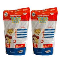 Tapete Higiênico para cães Tico Pads 30un kit com 2 pacotes