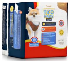 Tapete Higiênico Para Cães Tico Pads Slim 30 Un 60x55 Pet Branco Tapete Higiênico Para Cães Tico Pads Slim 30 Un 60x55 Pet Branco