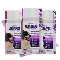 Tapete Higiênico para Cães Ultra Pads 80x60 Kit com 90 Unidades Lavanda Petlike