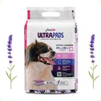 Tapete Higiênico Para Cães UltraPads Lavanda 80x60cm 30 unid