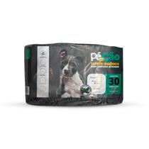 Tapete Higiênico Pé de Cão Carvão De Bambu 80x60cm 30 Unid