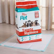 Tapete Higiênico Pet 100 Unidades Rápida TAPETE HIGIENICO ECONOMICO 100 PEÇAS Absorção - Meu Pet