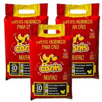 Tapete Higienico Pet Canis 30un em atacado 3 pacotes Tapete Higienico Pet Canis 30un em atacado 3 pacotes