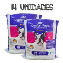 Tapete Higienico Pet Confort 80x60 7un em atacado 2 pacotes