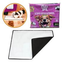 Tapete Higiênico Pet Lavável Com Carvão Ativado 60x80 Dalla Pet