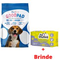 Tapete Higiênico Pet Like Good Pads 80x60 para Cães 30 Unidades + Pet Smelling - goos pads