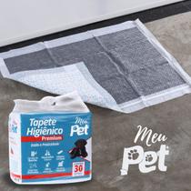 Tapete Higiênico Pet Premium 30 Unidades Ultra Absorção Carvão de Bambu SORTIDO - Meu Pet