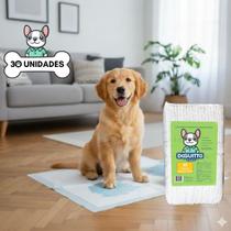 Tapete Higiênico Pet Super Absorvente Apartamento Pacote com 30 Medida 55x60 Cm Tapete Higiênico Pet Super Absorvente Apartamento Pacote com 30 Medida 55x60 Cm