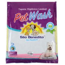 Tapete Higiênico Pet Wash São Benedito Pet Lavável Rosa - Tam. M