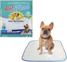 Tapete Higiênico Pet Wash São Benedito Pet Lavável Tamanho P