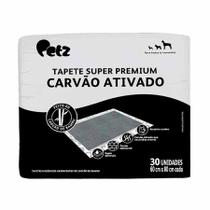 Tapete Higiênico Petz Carvão Ativado para Cães 30 Unidades