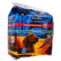 Tapete Higienico Premium 60x90cm 50 Unidades Grande Chalesco Super Absorvente