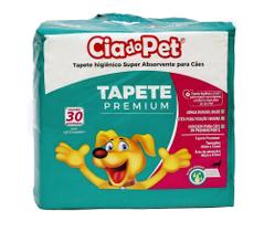 Tapete Higiênico Premium Cia do Pet 60x55 C/30 unidades Tapete Higiênico Premium Cia do Pet 60x55 C/30 unidades