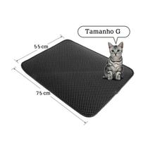 Tapete Higienico Premium Pra Caixa Areia Gato 75 X 55 Cm - G Tapete Higienico Premium Pra Caixa Areia Gato 75 X 55 Cm - G