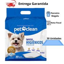 Tapete Higiênico Premium Ultra Absorção Gel para Cachorro 60 x 55 cm - 30 unidades - Pet Clean