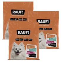 Tapete Higiênico Rauf Pads 6 Unidades 60x50cm Kit 3 Pacotes