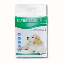 Tapete Higiênico Sanitário Super Seco P/ Cães Ultra Pads 30 Unidades 80x60