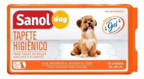 Tapete Higiênico Sanol Dog 60 X 80 Kit Com 2 Unidades