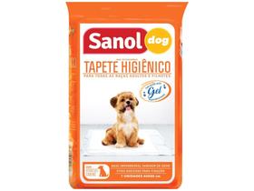 Tapete Higiênico Sanol Dog 80x60cm - 7 Unidades