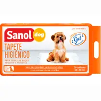 Tapete Higiênico Sanol Dog para Cães 30un