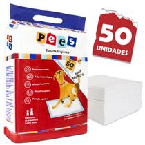 Tapete Higiênico Slim PEES para Cães 50 unidades 50X60cm