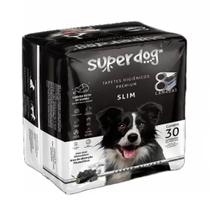 Tapete Higienico Super Dog Premium Black Carvao Ativado Contem Atrativo Canino 80x60cm 30 Unidade