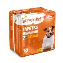Tapete Higiênico Super Dog Slim para Cães Raças Médias 80x60 30Un. Tapete Higiênico Super Dog Slim para Cães Raças Médias 80x60 30Un.