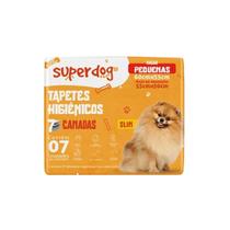 Tapete Higiênico Super Dog Slim para Cães Raças Pequenas 60x55 7Un. Tapete Higiênico Super Dog Slim para Cães Raças Pequenas 60x55 7Un.