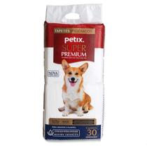 Tapete Higiênico Super Premium Petix Para Cães - 30 Unidades