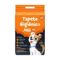 Tapete Higiênico Tam 60 x 60Cm Mili Pet 7 Un Mili Tapete Higiênico Tam 60 x 60Cm Mili Pet 7 Un Mili