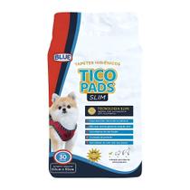 Tapete Higiênico Tico Pads Slim 60x55 Blue Multilaser Mimo - PP160