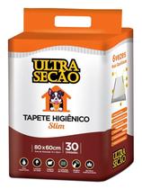 Tapete higiênico ultra secão slim branco 80x60cm 30un