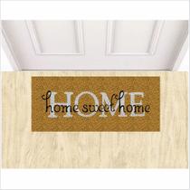 Tapete home swet home 70x30 fundo ouro