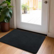 Tapete HOMORE Small Black Memory Foam 60x90cm para dormitório universitário