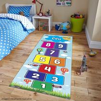 Tapete Ilustrado de Amarelinha Céu - Presente-Brinde Tapete Ilustrado de Amarelinha Céu - Presente-Brinde