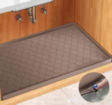 Tapete impermeável embaixo da pia Winisok 34 x 22 cm para cozinha Tapete impermeável embaixo da pia Winisok 34 x 22 cm para cozinha