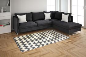 Tapete Importado Cappadócia Cinza e Branco 1.50 x 2.00 Tapete Importado Cappadócia Cinza e Branco 1.50 x 2.00