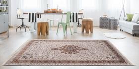 Tapete Indiano 200x250cm Tipo Persa Belga 05 Cinza Clássico Tapete Indiano 200x250cm Tipo Persa Belga 05 Cinza Clássico