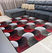 tapete indiano aveludado estampa geométrica antiderrapante cores vivas 2,00x1,40m