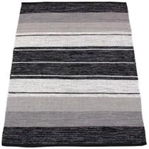 Tapete Indiano Kilim Joy de Algodão Cinza 1,40 x 2,00m Tapete Indiano Kilim Joy de Algodão Cinza 1,40 x 2,00m